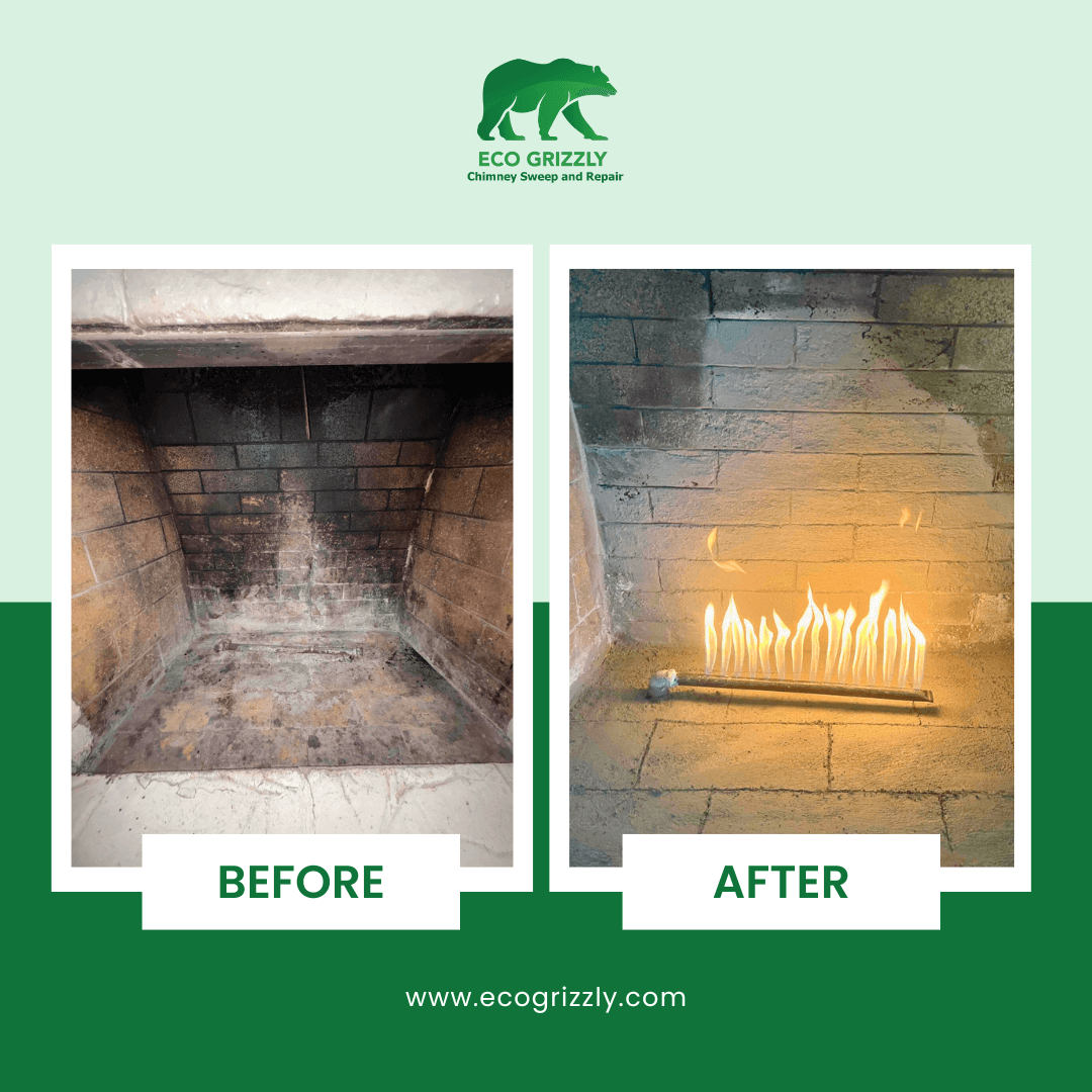 After Fireplace Cleaning